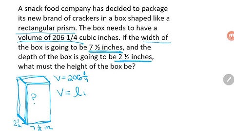 GED® Math: Find Height of Prism Given Volume (1.5, Exp, #14)