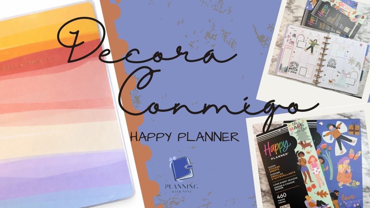 Decora Conmigo •• Happy Planner / Vista Semanal