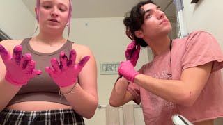 WE DYED OUR HAIR WITH VIRAL TIKTOK HAIR DYE  *GONE CRAZY*