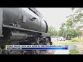 Steam engine on display at West Virginia Culture Center