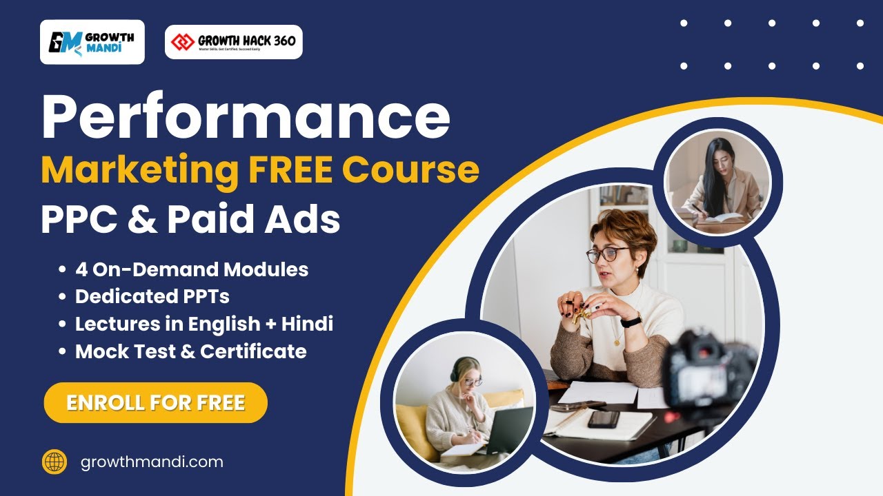 [English - Module 1] 📘 Performance Marketing Full Course with Certificate | Complete Free Course