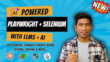 AI-Powered Test Automation: Self-Healing + Visual Testing - Selenium & Playwright