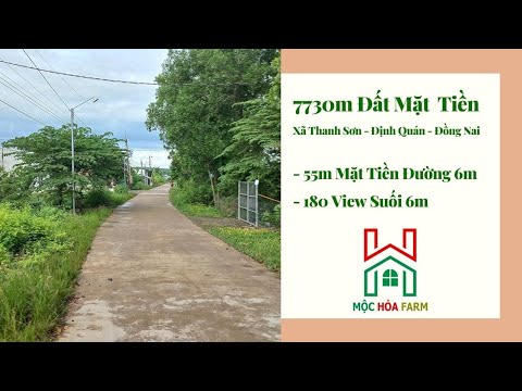 Video Bán 7730m ĐẤT VƯỜN Mặt Tiền Xã THANH SƠN - ĐỊNH QUÁN... - youtube