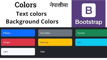 5 color in bootstrap