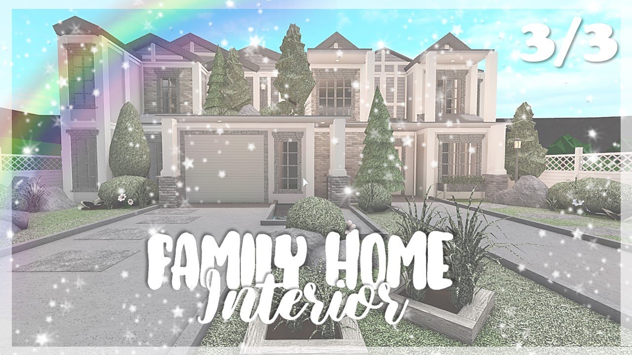 BLOXBURG Spring Family House Upstairs Interior l tour + speedbuild