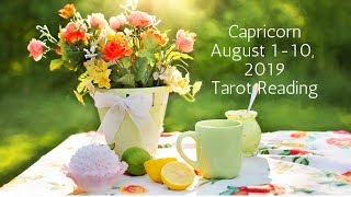 Capricorn August 1-10, 2019 // This Step Sets You Free // Tarot Reading screenshot 4