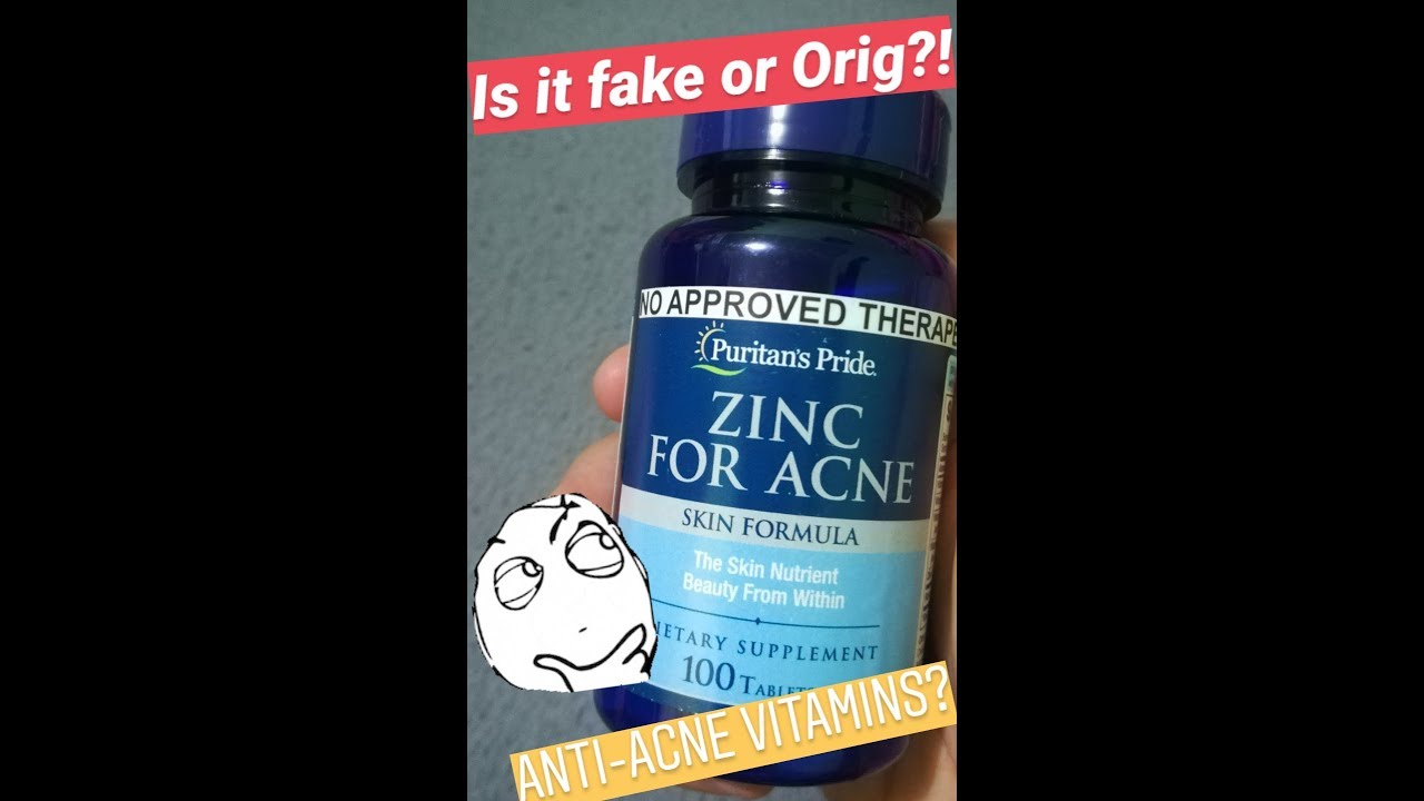 AntiAcne VitaminsPuritan's Pride Zinc for Acne Shopee Unboxing YouTube