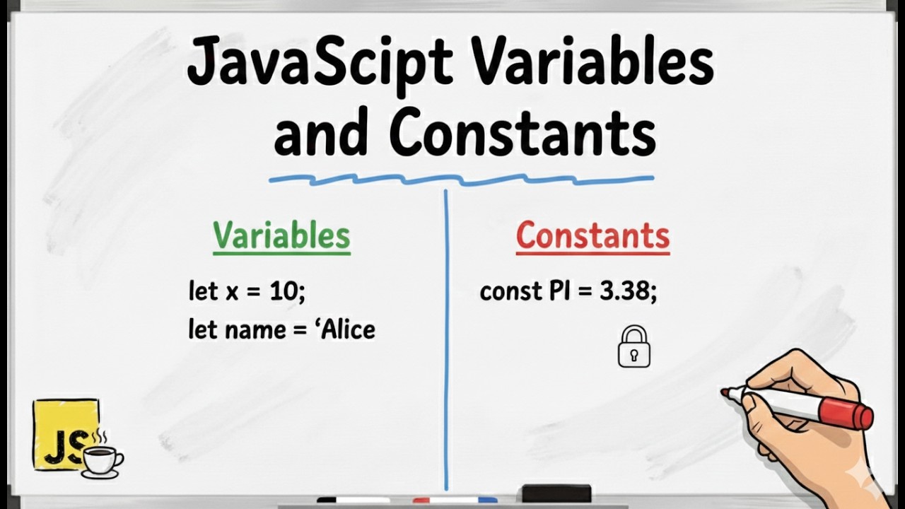 JavaScript Variables and Constants - YouTube