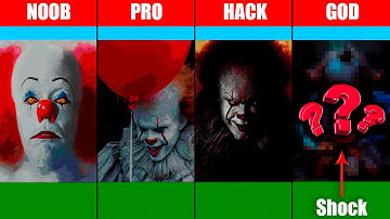 NOOB VS PRO VS HACK VS GOD | Minecraft Pixel Art PENNYWISE