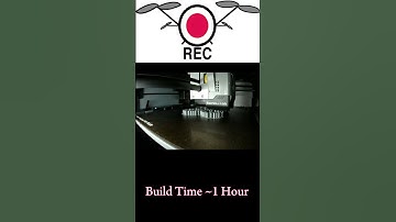 3D print process 3Xs #droneeducation #3dprinting #educationalvideo #timelapse #drone #frame #build