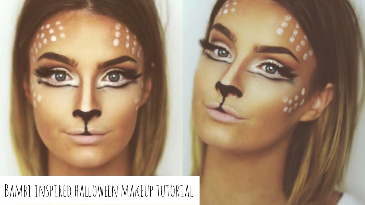 Bambi Inspired Halloween Makeup Tutorial Aoife Conway Makeup YouTube