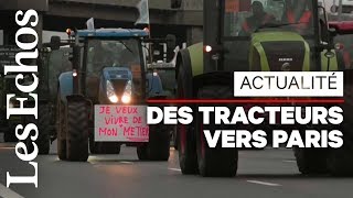 Après Berlin, des tracteurs d'agriculteurs convergent vers Paris