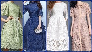 lace Skater dresses ideas for girls #skaterdress #Alinedress screenshot 3