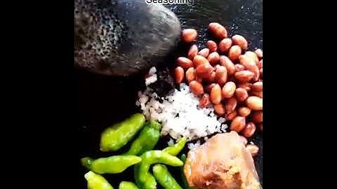 Procedure text How to make salad fruits/rujak buah first group