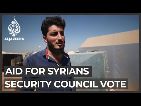 Aid for Syrians: Security council vote awaited in camps