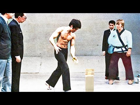 بروس لي لو لم ي صو ر لما ص د ق ت ه نسخة م عاد تصميمها ملونة بدقة 4K