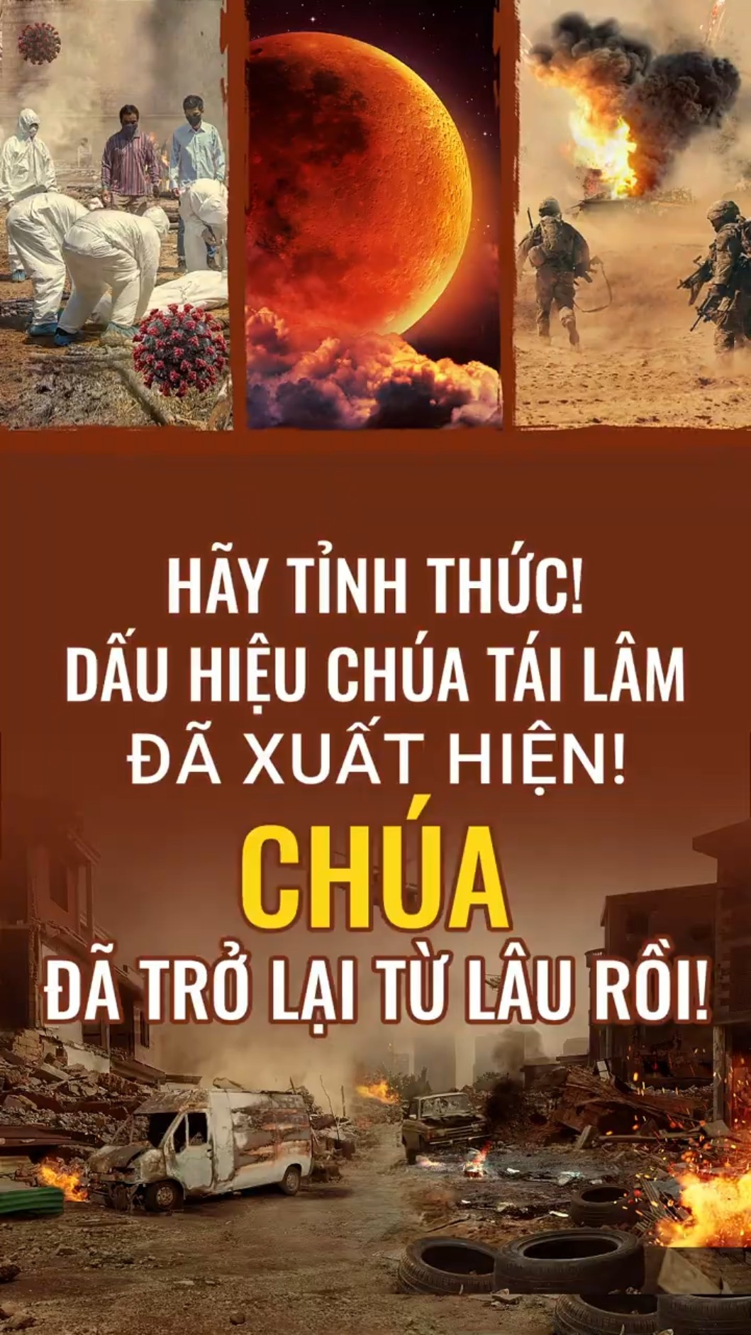 Hãy tỉnh thức! Dấu hiệu Chúa tái lâm đã xuất hiện! Chúa đã trở lại từ lâu rồi!