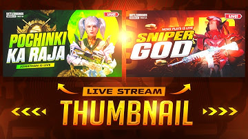 Make This Awesome 🔥 Gaming Live Stream Thumbnail on Android | BGMI Live Stream Thumbnail Tutorial