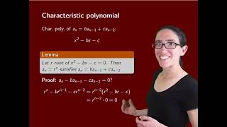 Linear Recurrences Content