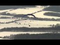 Winter paragliding