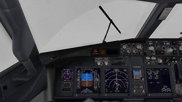 X Plane 11 737.800 ZIBO/ BIKF Landing ILS RWY10