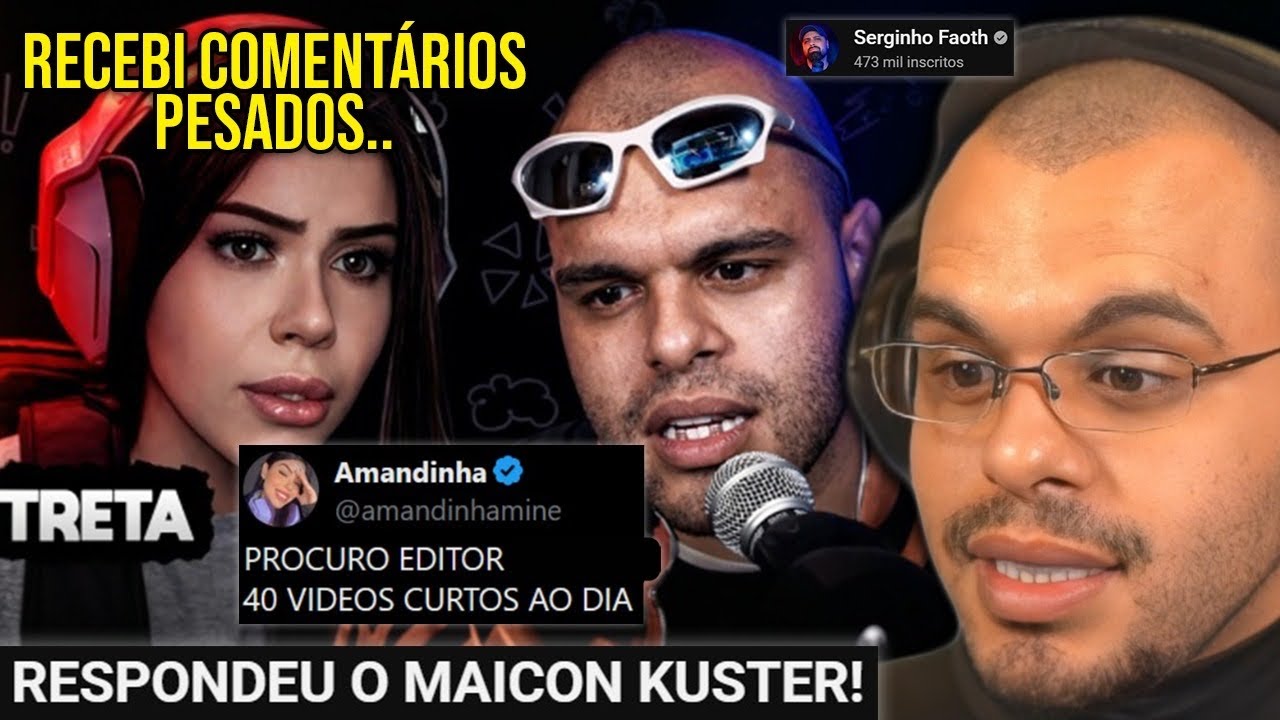 A YOUTUBER DA VAGA DE EMPREGO PRA EDITOR VIU MEU VÍDEO SOBRE ELA E ME RESPONDEU - Maicon react
