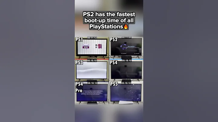 The PlayStation 2 Has The Fastest Boot Up Time Of All PlayStations | #playstation #shorts #ps2