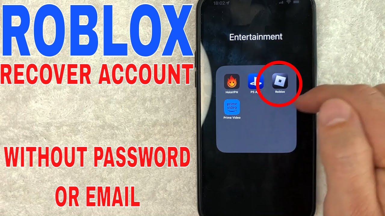 How To Recover Roblox Account WITHOUT Password Or Email 