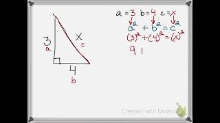 Pythagorean Theorem perfect square