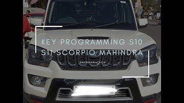 Key programming S10 S11 Scorpio Mahindra