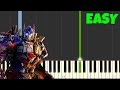 Transformers [Easy Piano Tutorial] (Synthesia/Sheet Music)