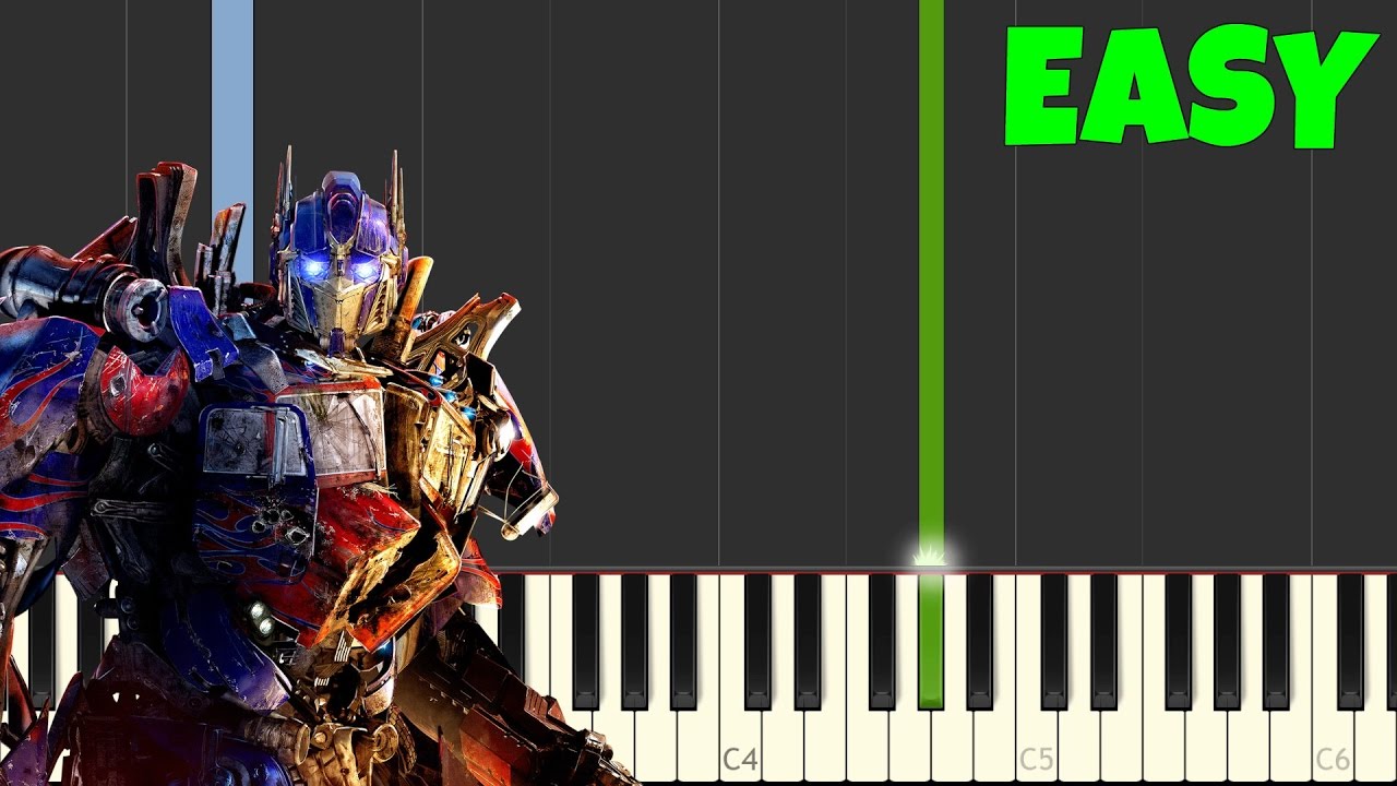 Transformers [Easy Piano Tutorial] (Synthesia/Sheet Music ...