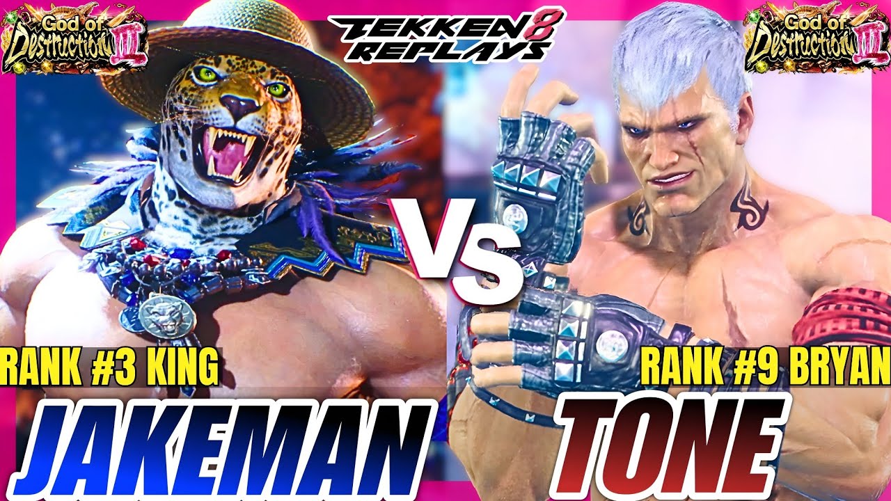 Tekken 8 - Jakeman (King) vs Hidetone (Bryan) - Epic Player Matches