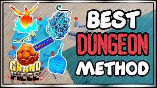 BEST DUNGEON STRATEGY IN GPO! (Tons of Fruits) | Grand Piece Online | Roblox