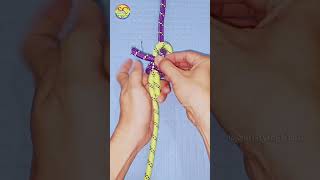 Knot rope tip diy at home 💡 Smart rope tie solution