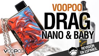 Voopoo DRAG NANO & DRAG BABY / ¡¡EXCLUSIVA MUNDIAL!! / revisión