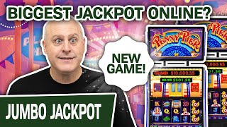 🆕 NEW GAME FOR ME! 🤔 Is This The BIGGEST JACKPOT ONLINE for Penny Pier: Step Right Up?