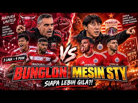 buaya77 x JAGO11 - 🚨 MADURA “BUNGLON” vs MESIN STY! Persija & Madura Menang dengan Cara BERLAWANAN! 🤯🔥