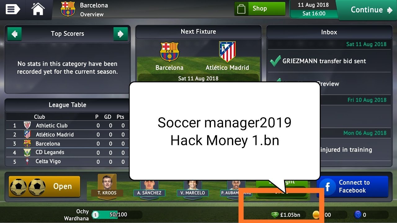 Club Soccer Director 2019 MOD APK Dinero Ilimitado v1.0.9 by ... - 