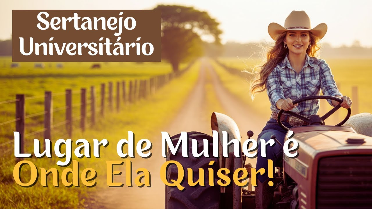 AS MELHORES DO SERTANEJO UNIVERSITÁRIO | LUGAR DE MULHER É ONDE ELA QUISER