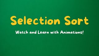 How Selection Sort Works Step-By-Step - Visual Algorithm Explanation | Data Structures | 2024
