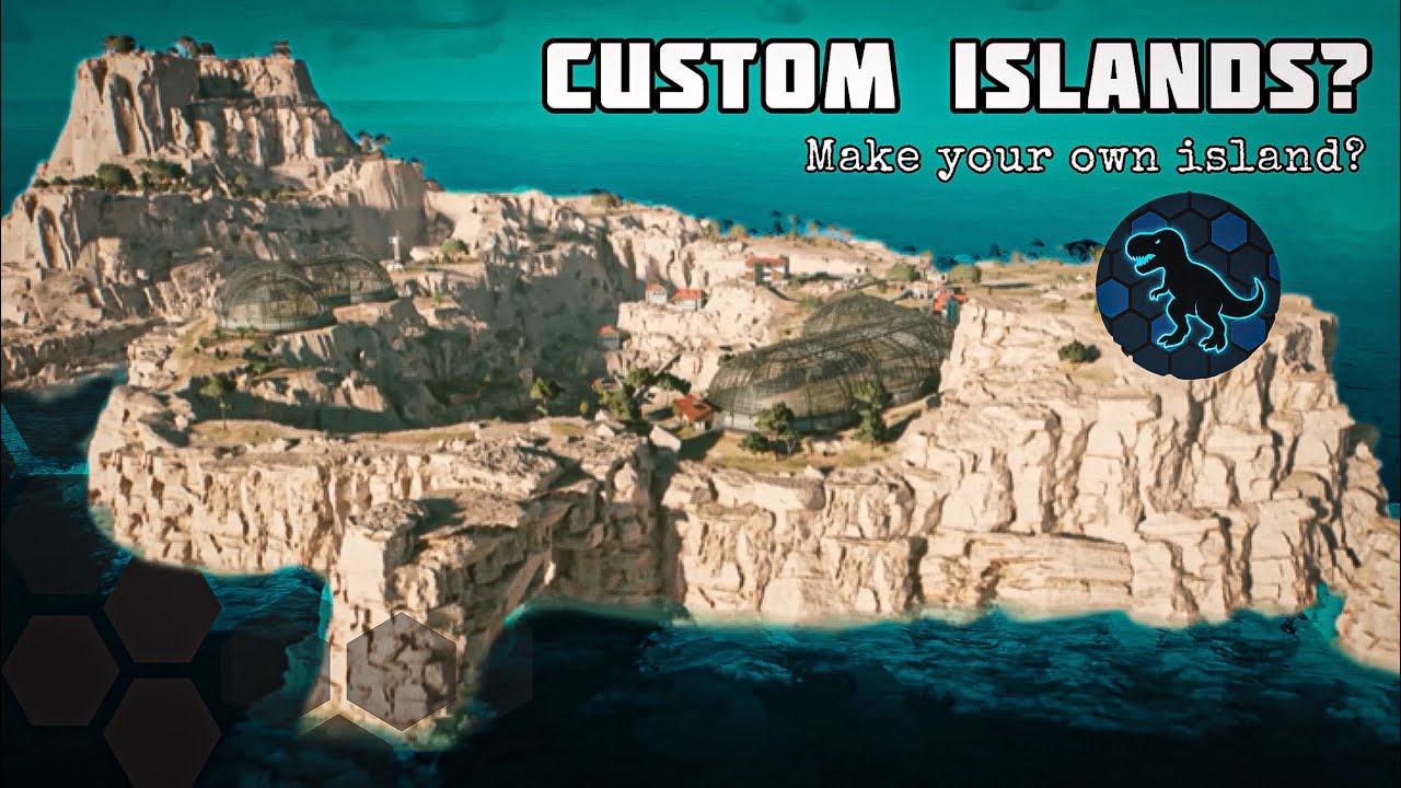 Can you make your own islands? LETS FIND OUT! Jurassic World Evolution ...