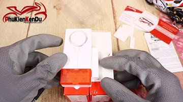 THIẾT BỊ BÁO ĐỘNG TRỘM, CẠY CỬA, ĐẬP CỬA, BÁO KHÁCH, CẢM BIẾN RUNG + REMOTE ĐKTX THÔNG MINH KS-SF18R