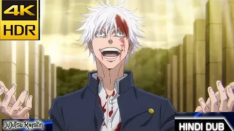 Gojo vs Toji Final fight in Hindi Dubbed (4k 60FPS) Jujutsu kaisen Hindi Dubbed
