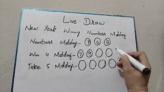 New York Midday Lottery Results For - 17 Jun, 2026 - Numbers - Win 4 - Take 5 - NY Lotto - Powerball