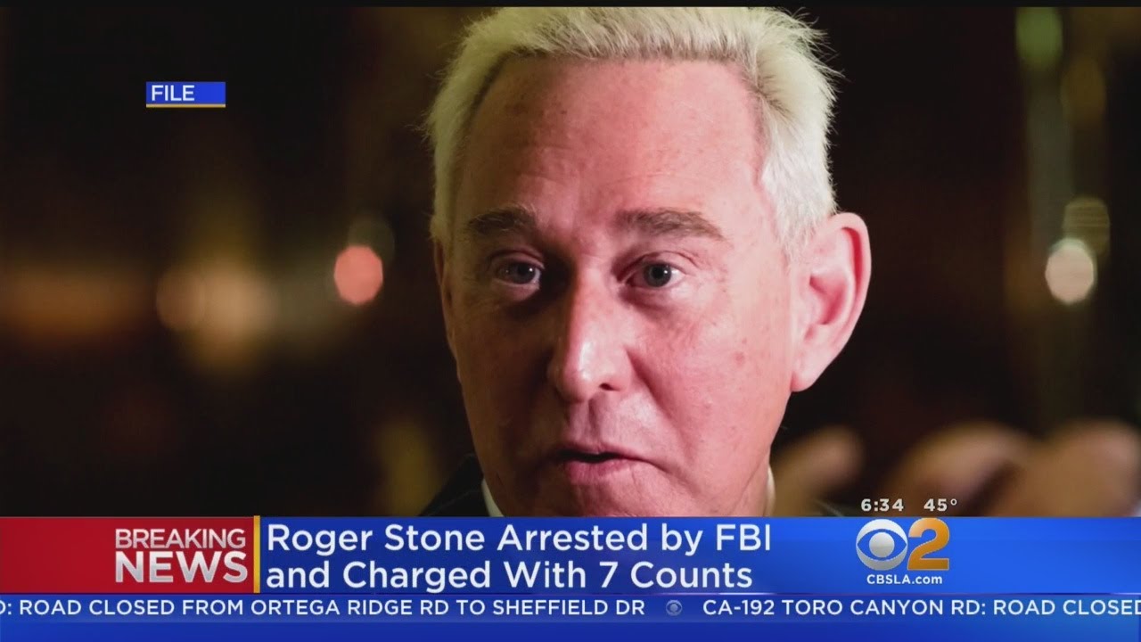 Longtime Trump Adviser Roger Stone Arrested, Home Raided By FBI - YouTube