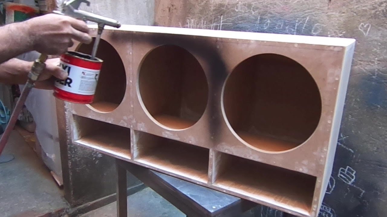 Isso que é arte ? Caixa Para 3 Falantes de 12´ ,Eros mb 2.2 e hammer 3k (ProJeTo GolF SaPão) final