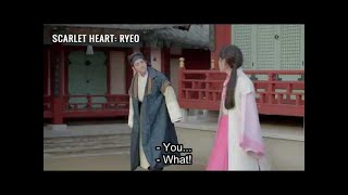 Try Not to Laugh || Funny Moments || IU & Baekhyun Fight in Moon Lovers  Scarlet Heart Ryeo