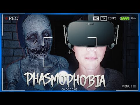 Видео: ЛОВЛЮ ПРИЗРАКОВ В ШЛЕМЕ РЕАЛЬНОСТИ! ● PHASMOPHOBIA VR