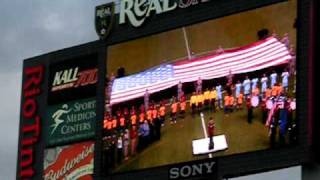 David Archuleta - Real Salt Lake - National Anthem - June 6th, 2009